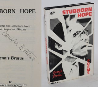 Cat.No: 203361 Stubborn hope; new poems and selectons from "China Poems and Strains"...