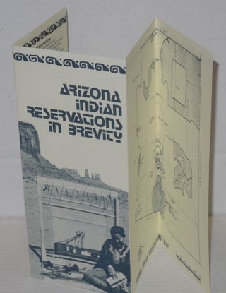 Cat.No: 203854 Arizona Indian Reservations in brevity [brochure
