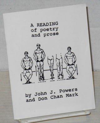 Cat.No: 204051 A Reading of Poetry and Prose [small handout] Sunday April 8, 7:30pm at A...