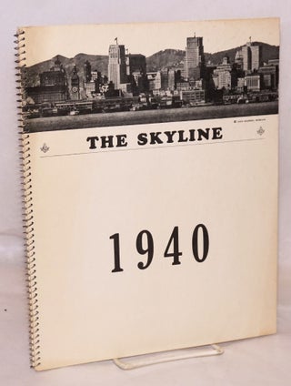 Cat.No: 204092 The Skyline. [full run for 1940, in spiralbound wraps
