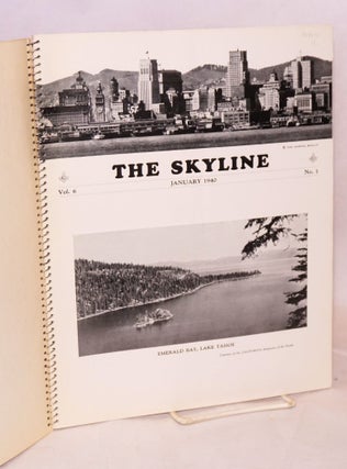 The Skyline. [full run for 1940, in spiralbound wraps]