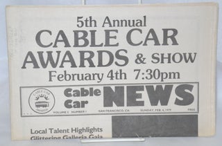 Eight Cable Car Awards & Show programs 1979-1996 [broken run of 15 programs]