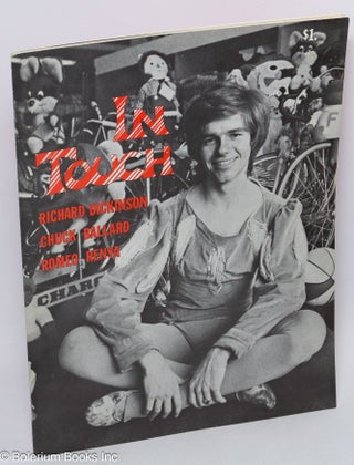 Cat.No: 204257 In Touch; celebrating gay awareness, vol. 1, #3, December 1973. William...
