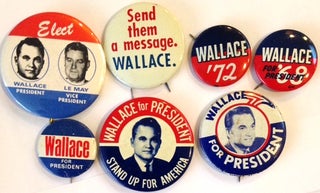 Cat.No: 204275 [Seven different pinback buttons from the Wallace campaigns of 1968 and 1972