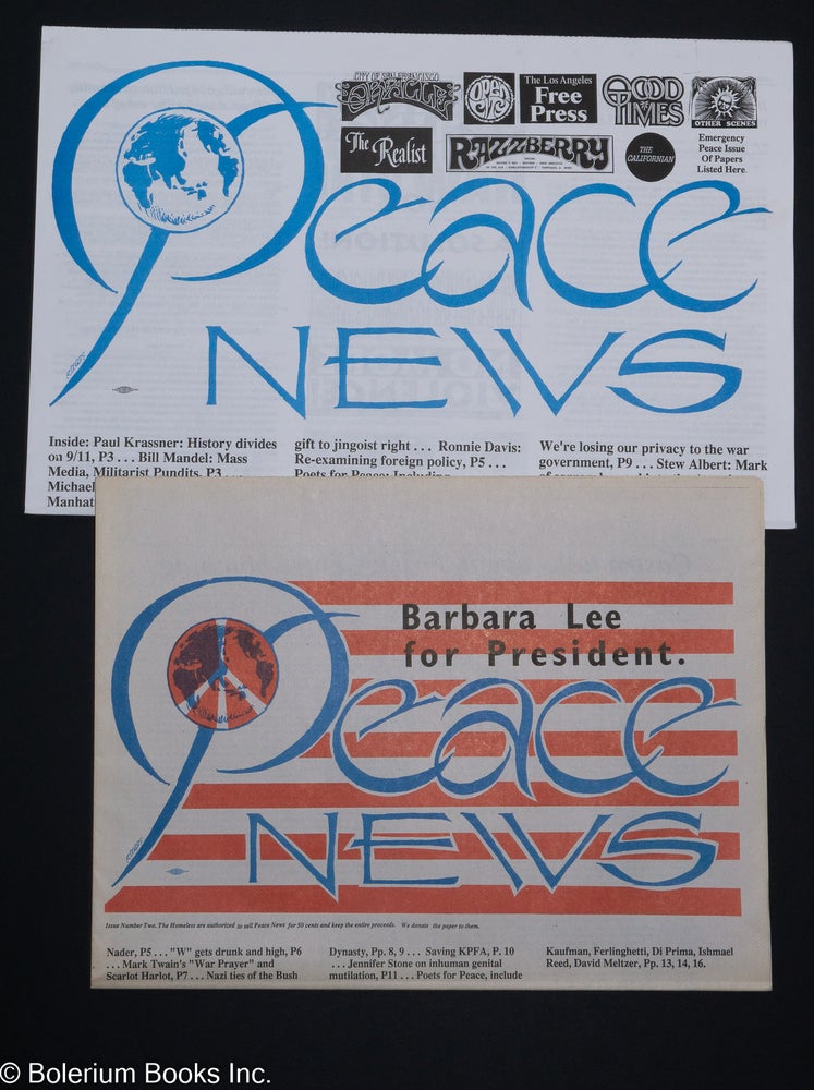 Cat.No: 204379 Peace News [Numbers 1 and 2]