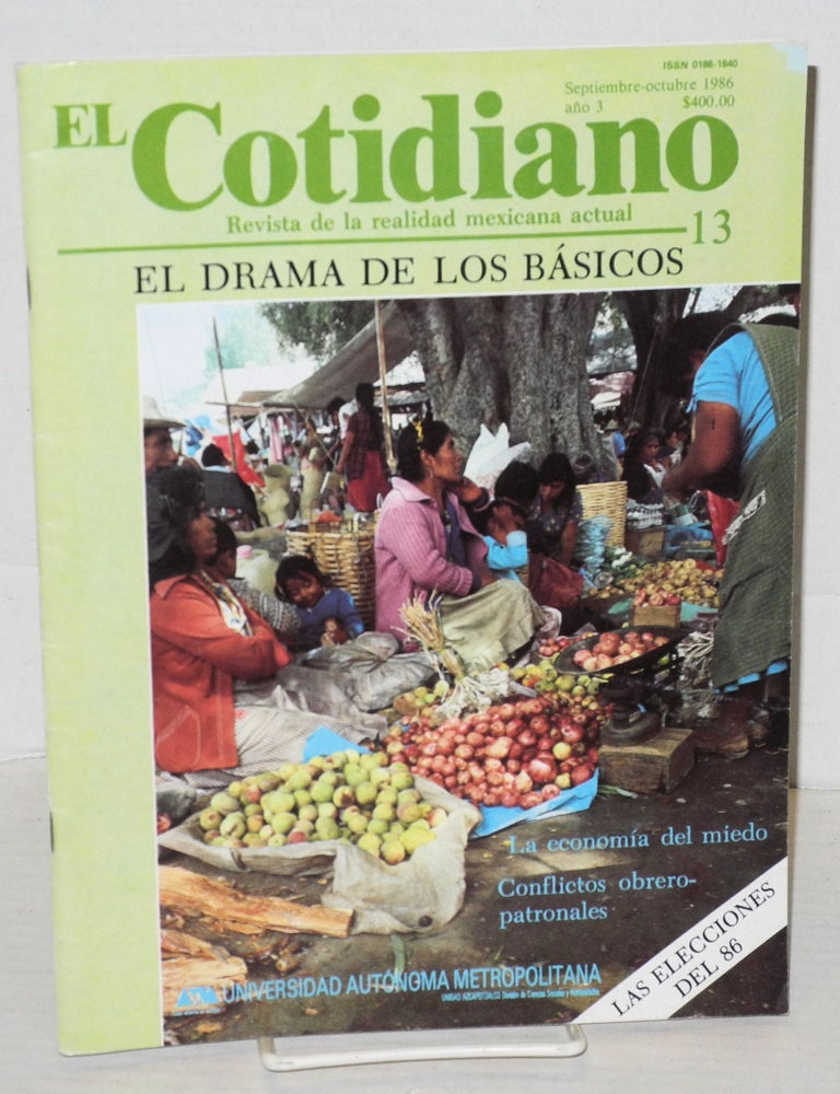 Cat.No: 204414 El cotidiano: revista de la realidad Mexicana actual; a&ntilde;o 3