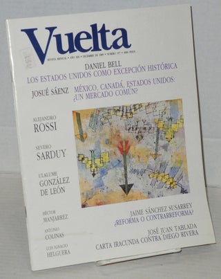 Cat.No: 204435 Vuelta: revista mesual; año 13, numero 157, Diciembre de 1989. Octavio...