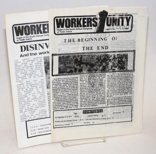 Cat.No: 204458 Workers' Unity [two issues