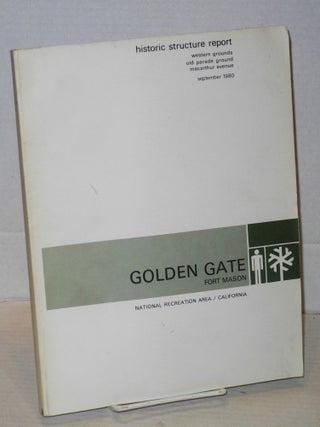 Cat.No: 204837 Historic structure report Western grounds, Old Parade Ground and MacArthur...