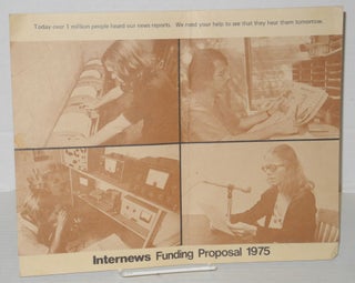Cat.No: 204917 Internews funding proposal 1975. Internews