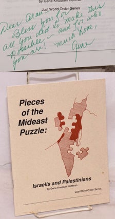 Cat.No: 205064 Pieces of the Mideast puzzle: Israelis and Palestinians. Gene Knudsen Hoffman