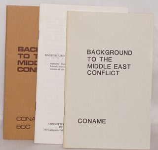 Background to the Middle East Conflict
