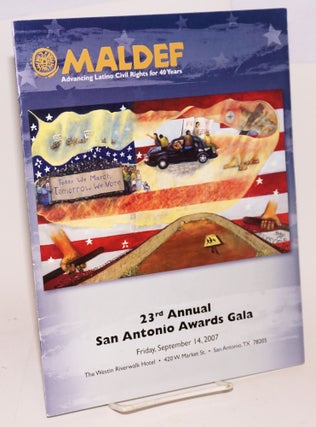 Cat.No: 205741 MALDEF: twenty-third annual San Antonio Awards gala Friday September 14,...