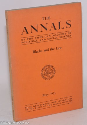 Cat.No: 2061 Blacks and the law. Jack Greenberg, ed