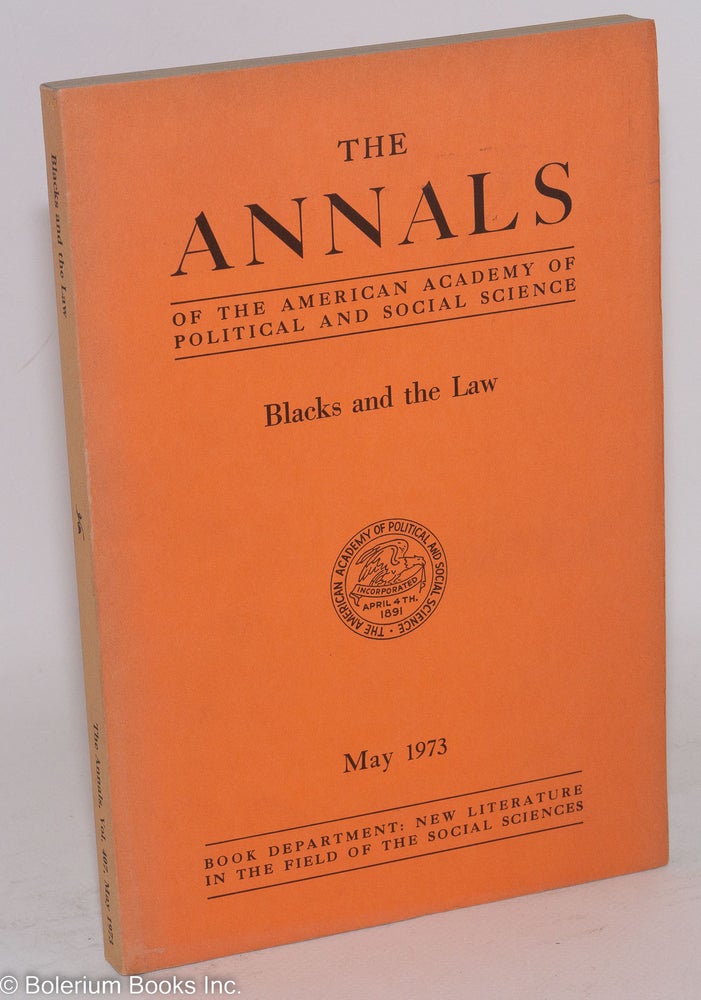 Cat.No: 2061 Blacks and the law. Jack Greenberg, ed.