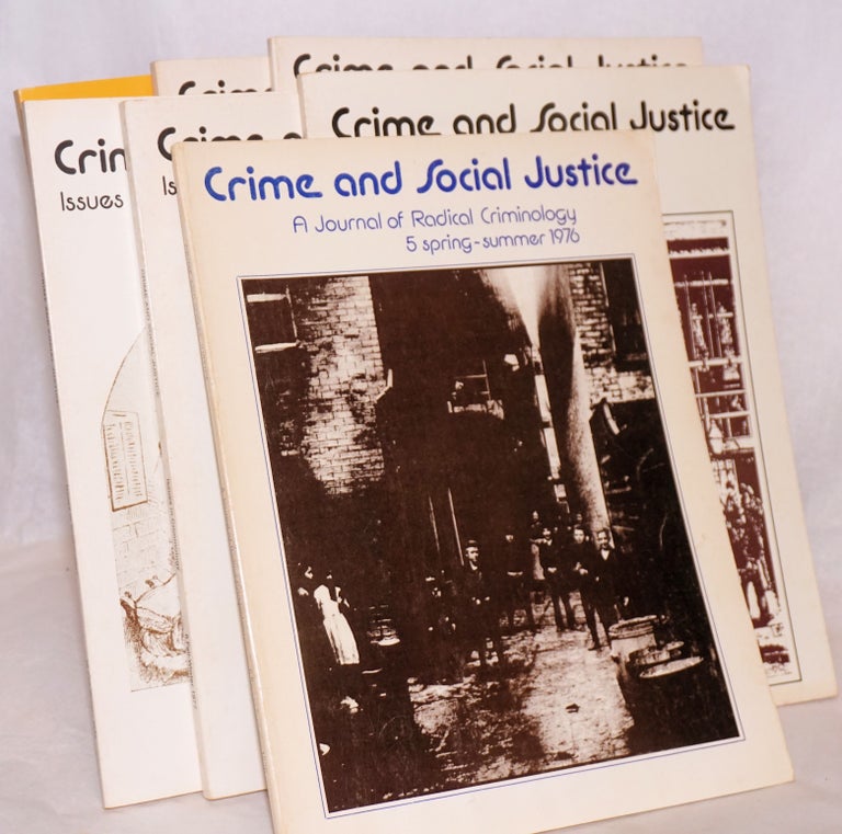 Cat.No: 206385 Crime and social justice [8 issues]
