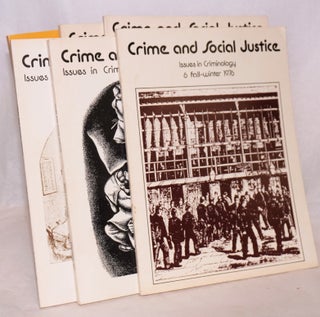 Crime and social justice [8 issues]
