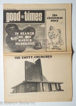 Cat.No: 206420 Good Times: vol. 3, #50, Dec. 18, 1970. Good Times Commune