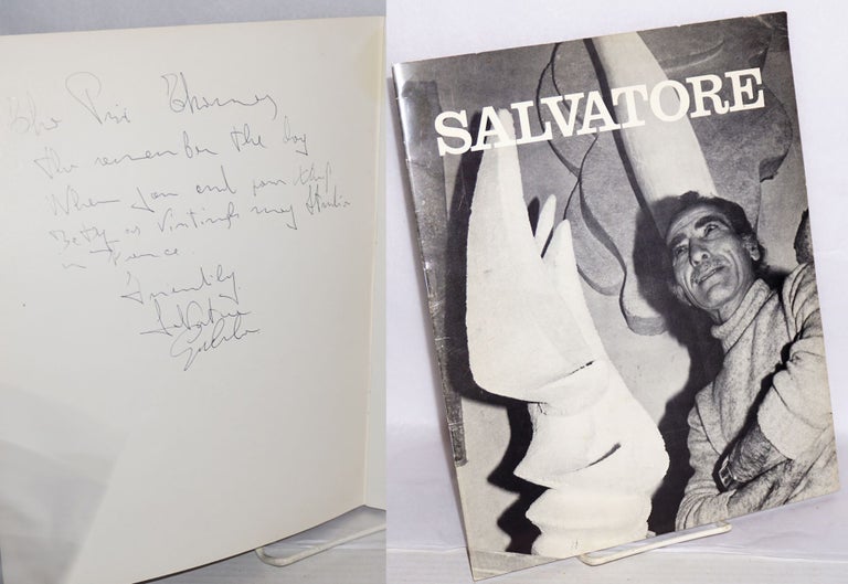 Cat.No: 206602 Salvatore [catalog of an exhibition]. Salvatore Gallo, Piri Thomas association Denys Chevalier.