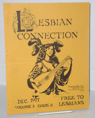 Cat.No: 206662 Lesbian Connection: vol. 3, # 6, December 1977