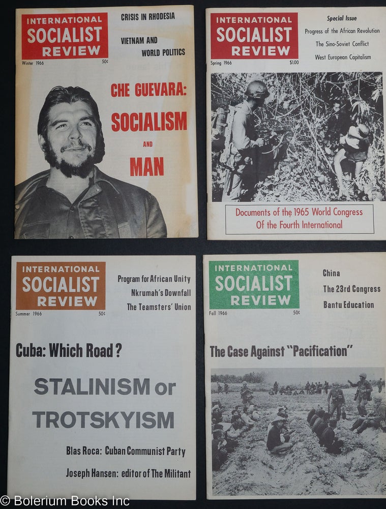 Cat.No: 206774 International Socialist Review, vol. 27, nos. 1-4 [all issues for 1966]