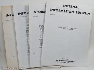 Cat.No: 206788 Internal Information Bulletin, no. 1, August 1975, to no. 4, December...