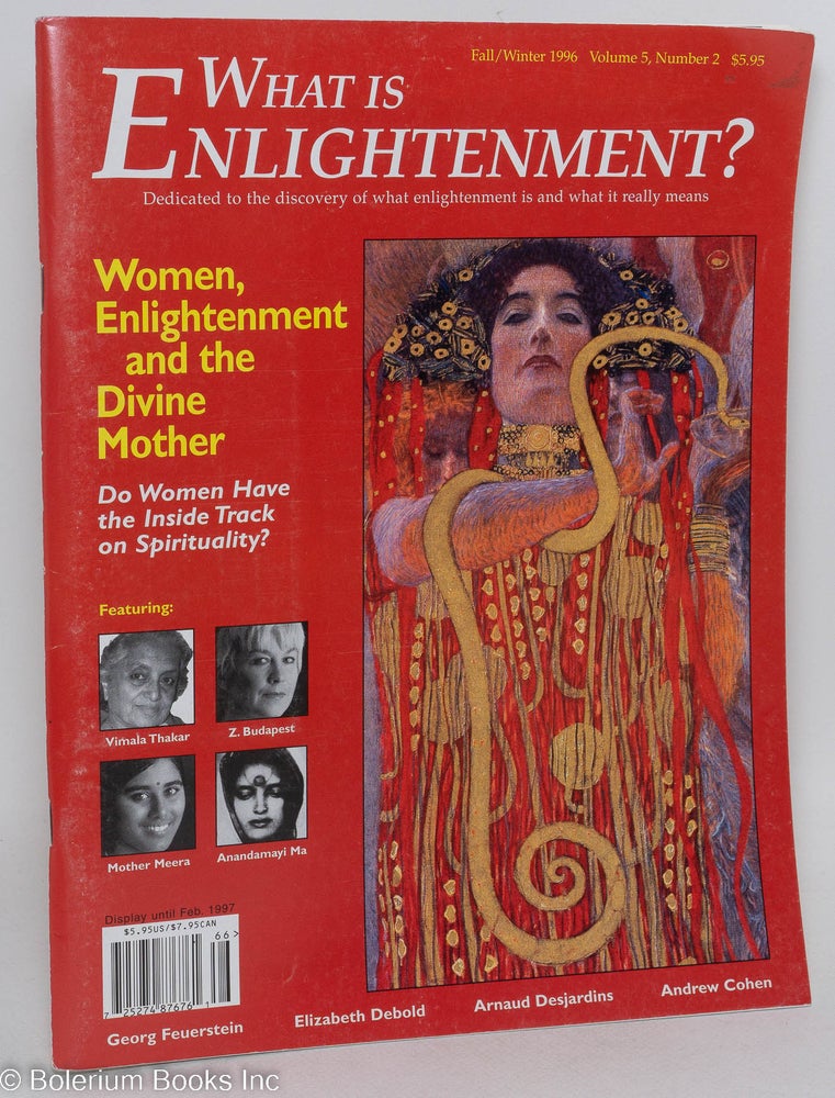 Cat.No: 206830 What is Enlightenment? Vol. 5, No. 2, Fall/Winter 1996. Andrew Cohen, founder.