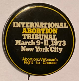 Cat.No: 207333 International Abortion Tribunal / March 9-11, 1973 New York City /...