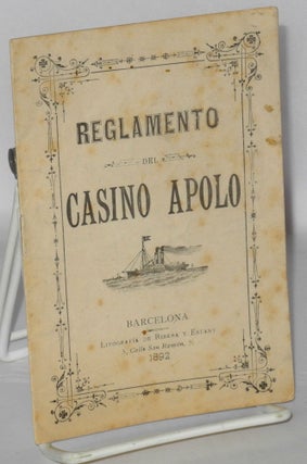 Cat.No: 207416 Reglamento del Casino Apolo