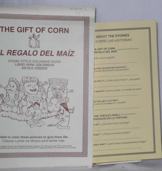 The Turtle's Shell & The Gift of Corn: codex style coloring book Envelope containing two illustrated Mexican legends: El regalo del maíz y El caparazón de la tortuga