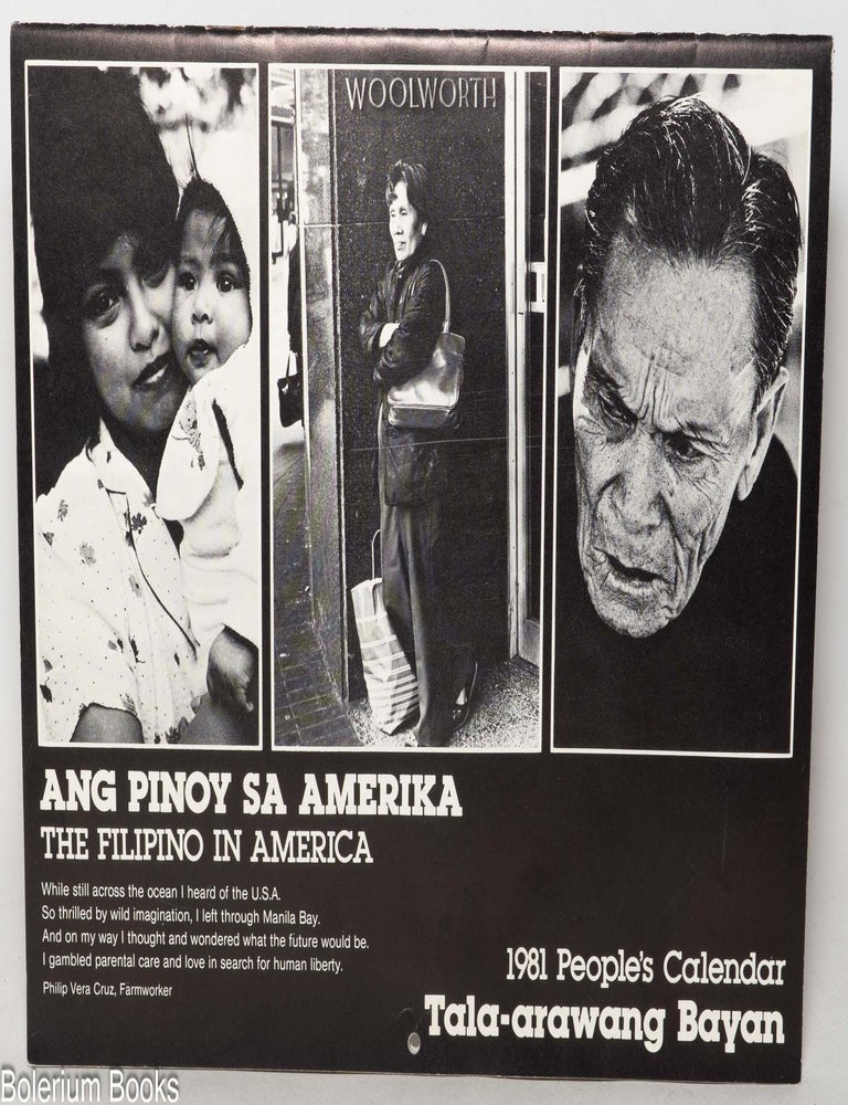 Cat.No: 207467 Ang Pinoy sa Amerika / The Filipino in America. 1981