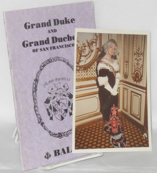 Cat.No: 207583 Grand Duke of Grand Duchess of San Francisco ball [Coronation program]....