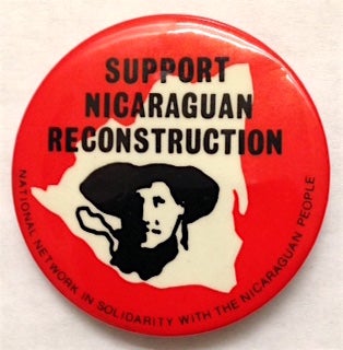 Cat.No: 207684 Support Nicaraguan Reconstruction [pinback button