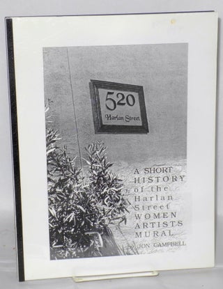 Cat.No: 207933 A short history of the Harlan Street Women Artists Mural. Jon Campbell