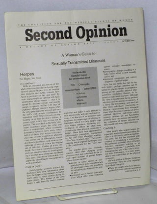 Cat.No: 208007 Second Opinion: Coalition for the Medical Rights of Women; October, 1984;...