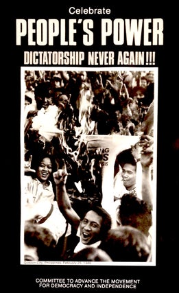 Cat.No: 208089 Celebrate people's power / Dictatorship never again!!! [poster]. Committee...