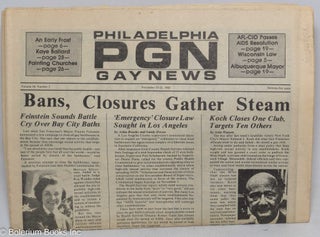 Cat.No: 208125 PGN: Philadelphia Gay News; vol. 10, #2, November 15-21, 1985. Stanley Ward