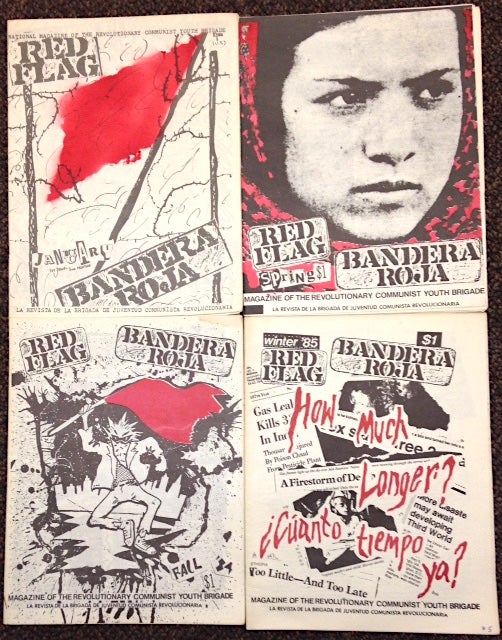 Cat.No: 208439 Red Flag / Bandera Roja [four issues]. Revolutionary Communist Youth Brigade.