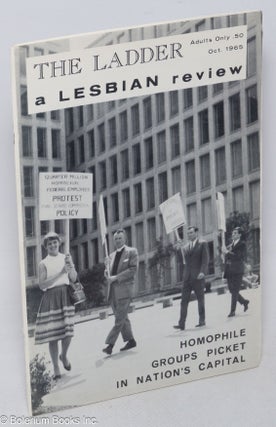 Cat.No: 208579 The Ladder: a lesbian review; vol. 10, #1, October 1965: Homophile Groups...