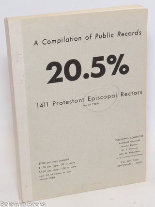 Cat.No: 208634 A compilation of public records: 20.5%, 1411 Protestant Episcopal rectors...