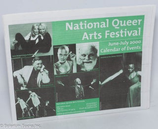 Cat.No: 208775 National Queer Arts Festival 2000: calendar of events June-July