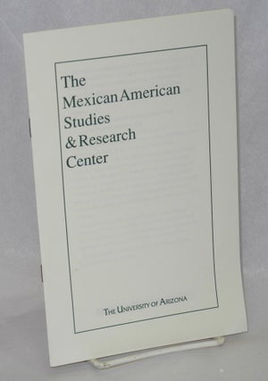 Cat.No: 208804 The Mexican-American Studies & Research Center [pamphlet/brochure