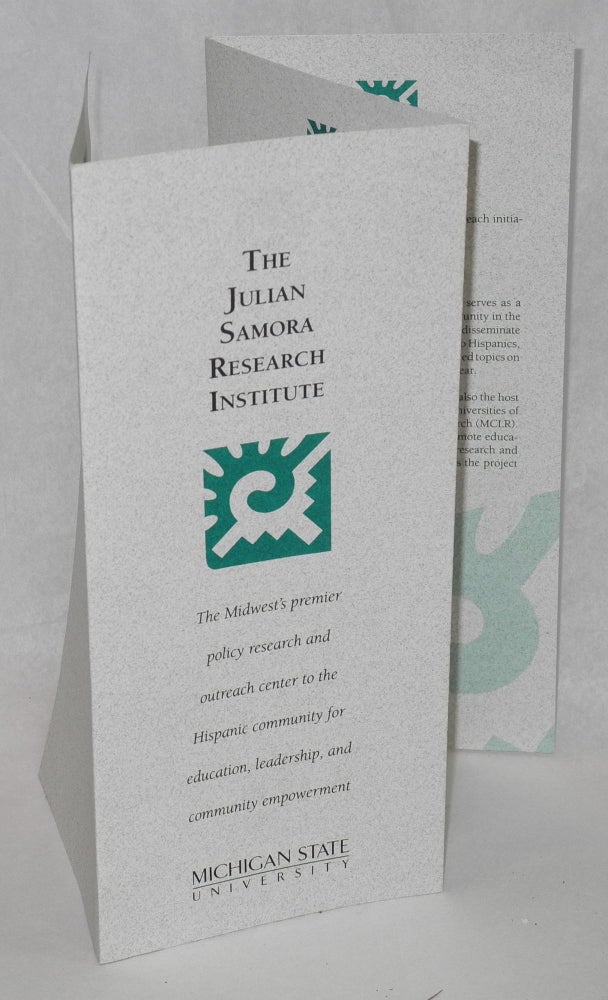 Cat.No: 208805 The Julian Samora Research Institute [brochure/pamphlet