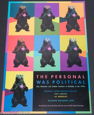 Cat.No: 209227 The personal was political: Gay liberation and lesbian feminism at...