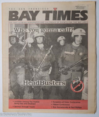 Cat.No: 209334 The San Francisco Bay Times/Coming up! the gay/lesbian newspaper and...