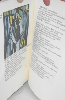 The Tragedie of King Lear by William Shakespeare. With woodcuts by Mary Grabhorn.