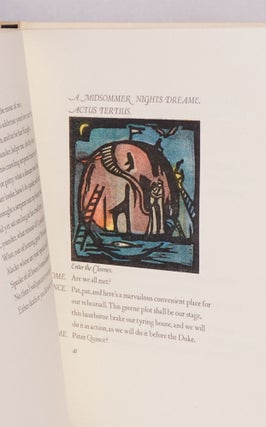 A Midsommer Nights Dreame. By William Shakespeare. Illustrations by Mary Grabhorn.