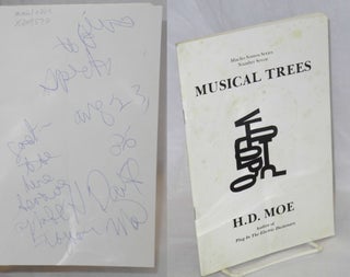 Cat.No: 209570 Musical trees [inscribed & signed]. H. D. Moe, H. David Moe