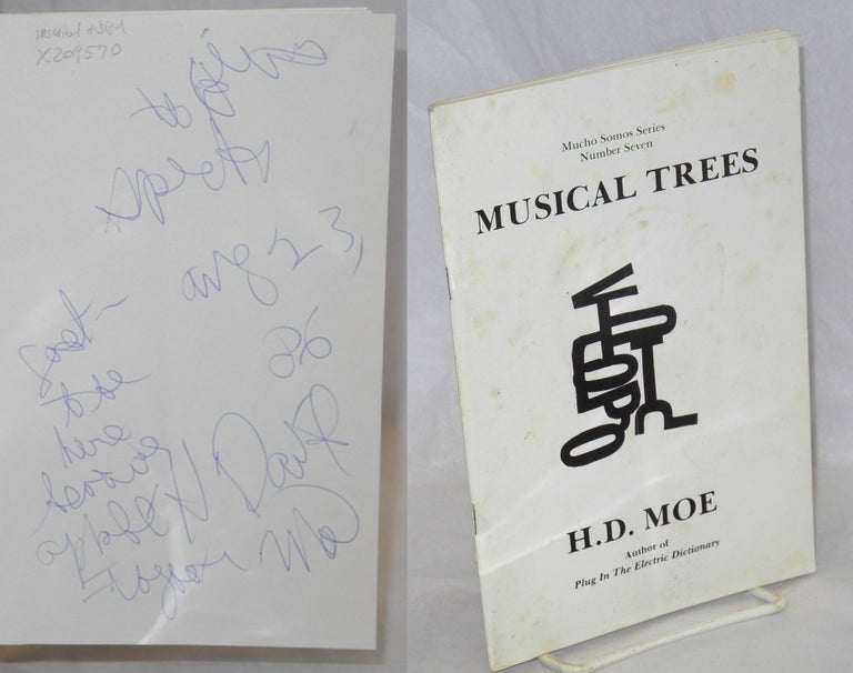 Cat.No: 209570 Musical trees [inscribed & signed]. H. D. Moe, H. David Moe.