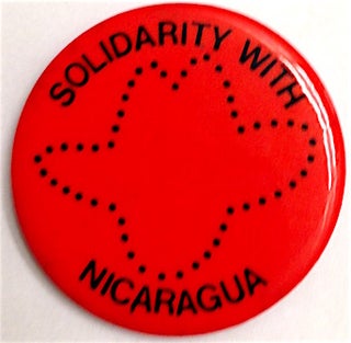 Cat.No: 209585 Solidarity with Nicaragua [pinback button